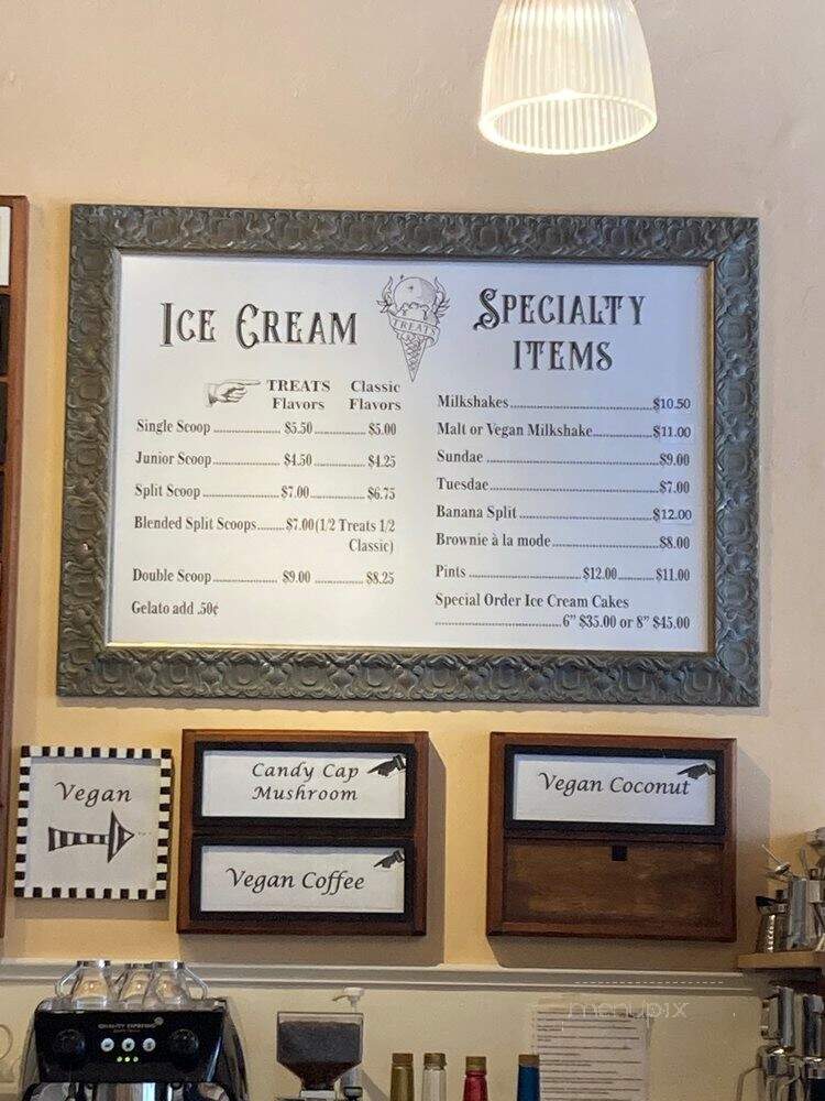Treats - Nevada City, CA menu_pic
