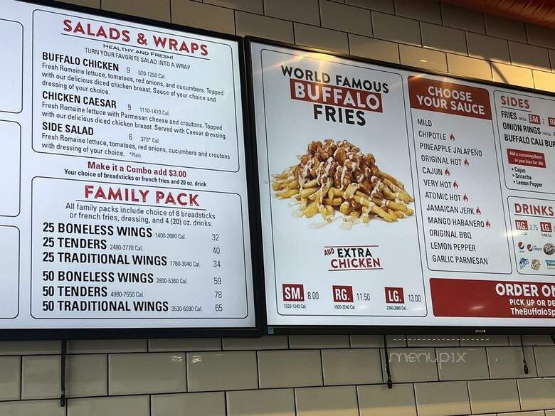 Buffalo Spot - Lemon Grove, CA menu_pic