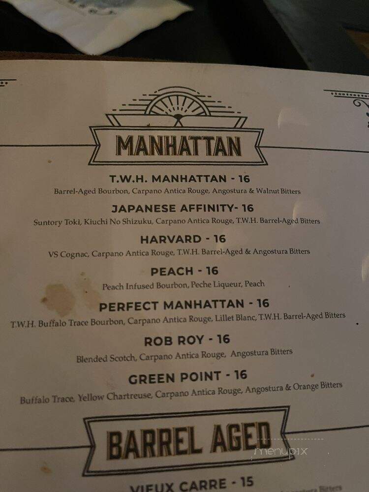 Whiskey House - San Diego, CA menu_pic