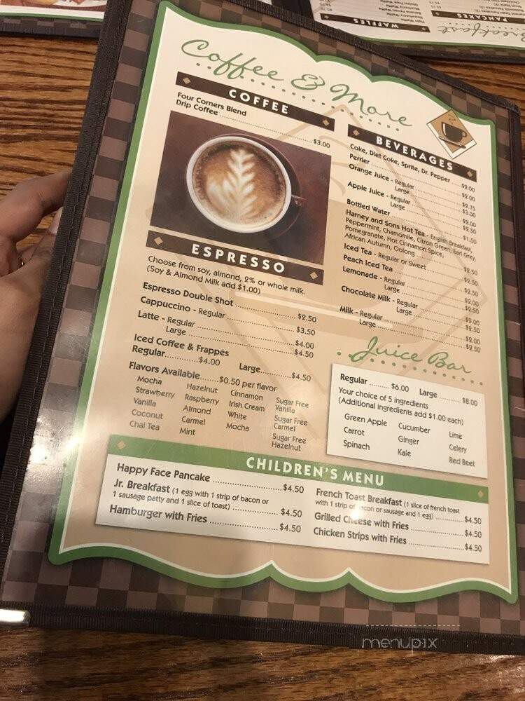Four Corners Cafe - Dallas, TX menu_pic