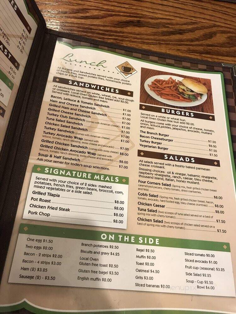 Four Corners Cafe - Dallas, TX menu_pic