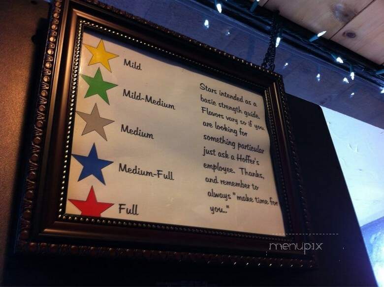 Hoffer's Cigar Bar - La Mesa, CA menu_pic