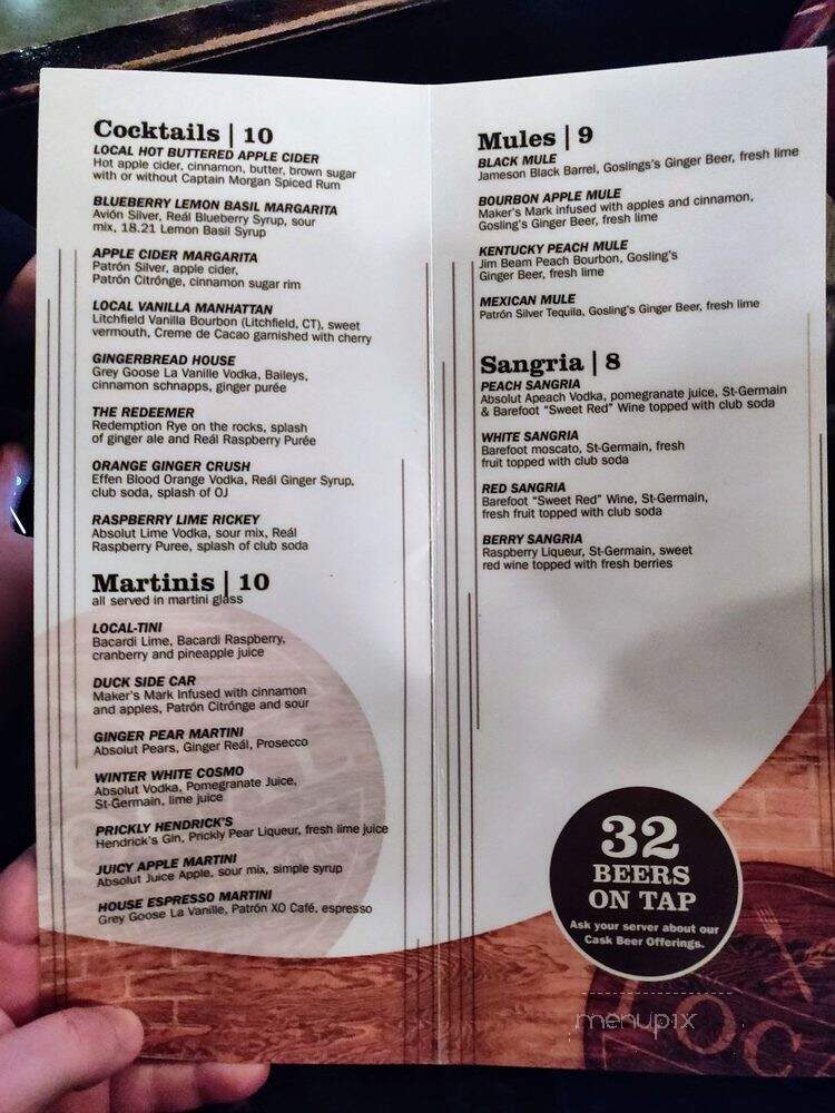 Local Kitchen & Craft Beer Bar - Fairfield, CT menu_pic
