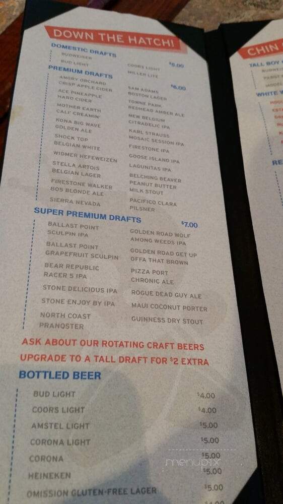 Costa Mesa 55 Tavern+Bowl - Costa Mesa, CA menu_pic
