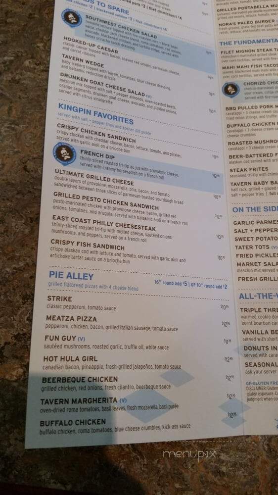 Costa Mesa 55 Tavern+Bowl - Costa Mesa, CA menu_pic
