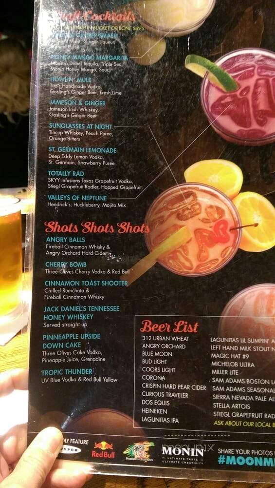 Howl at the Moon - Pittsburgh, PA menu_pic