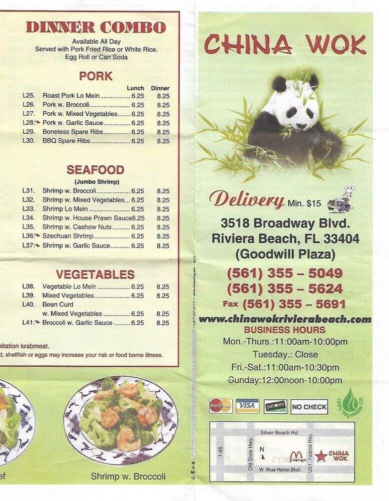 China Wok - Riviera Beach, FL menu_pic