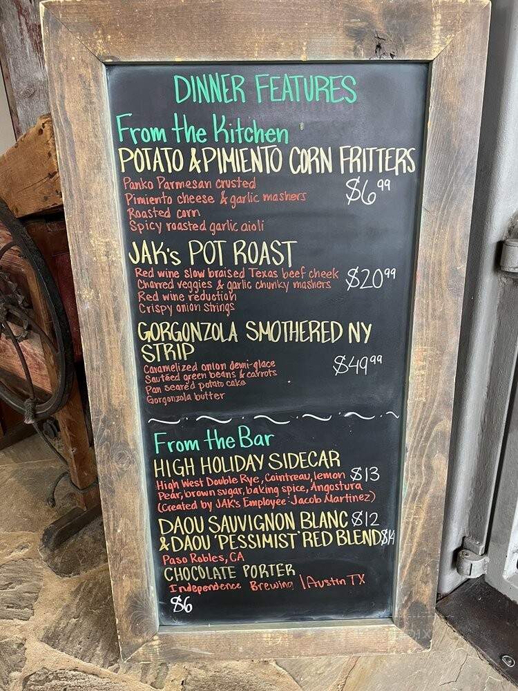 Jack Allens Kitchen 360 - Austin, TX menu_pic
