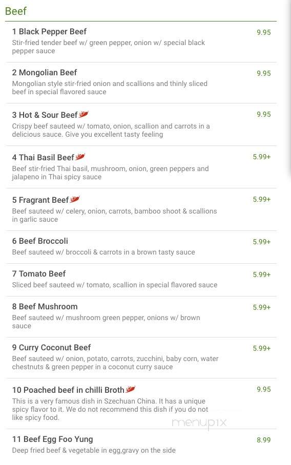 Dynasty Asian Cuisine - Springfield, IL menu_pic
