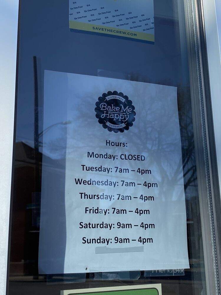 Bake Me Happy - Columbus, OH menu_pic