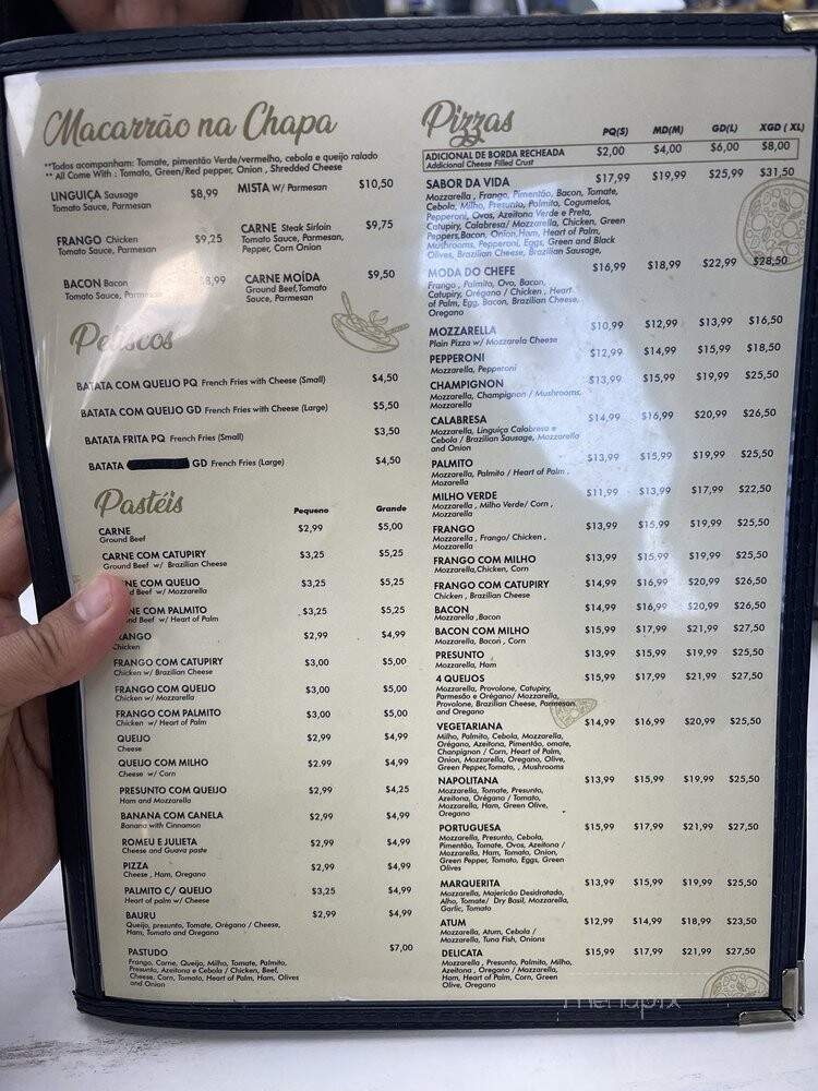 Padaria Pao Da Vida - Newark, NJ menu_pic