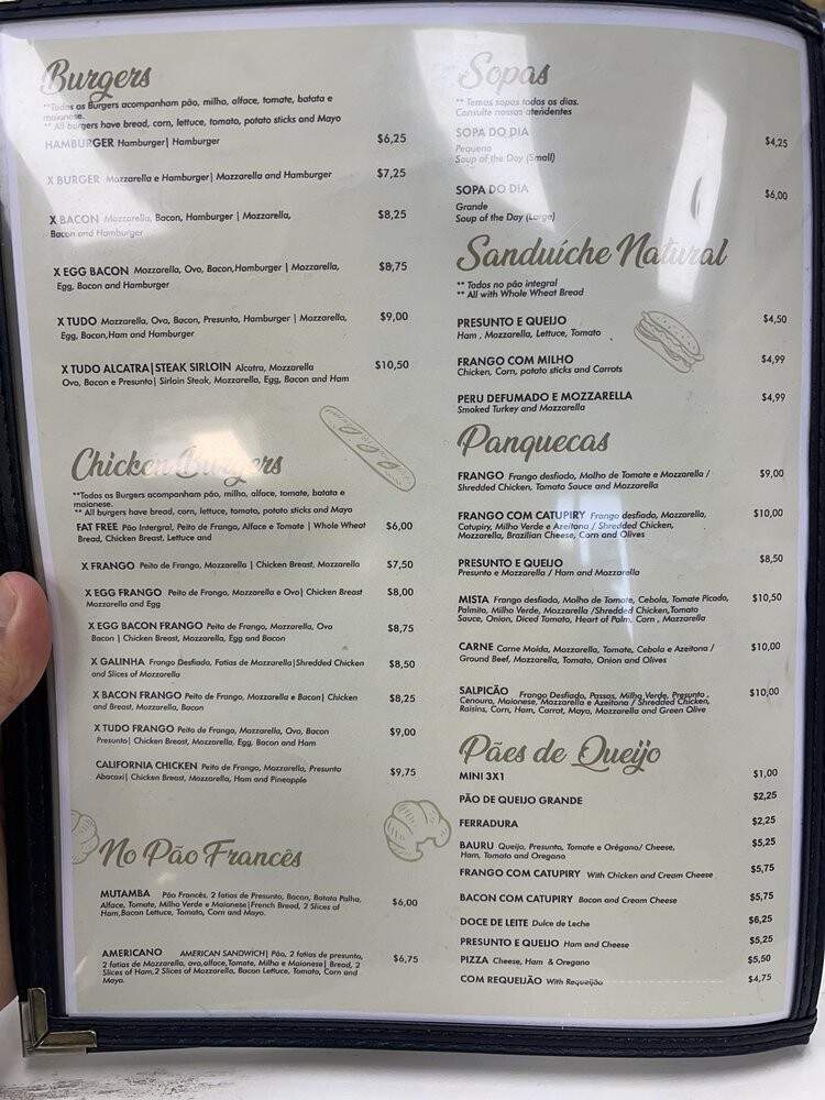 Padaria Pao Da Vida - Newark, NJ menu_pic