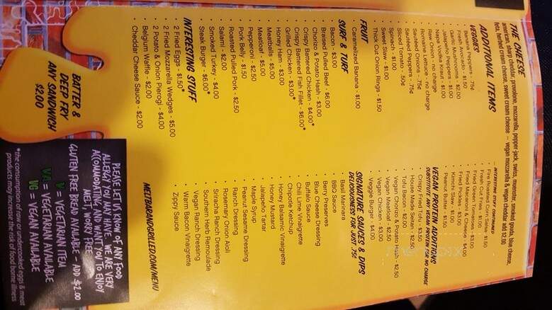 Melt Bar & Grilled - Columbus, OH menu_pic