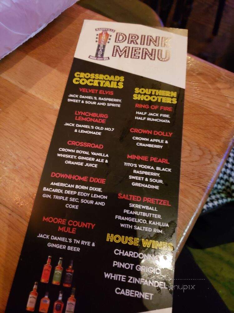 Nashville Crossroads - Nashville, TN menu_pic