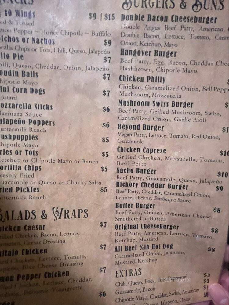 Double Play - New Orleans, LA menu_pic
