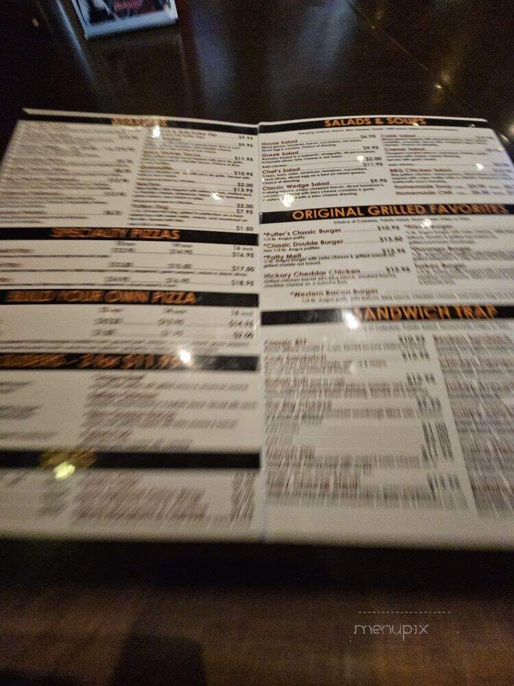 Putter's Bar and Grill - Las Vegas, NV menu_pic