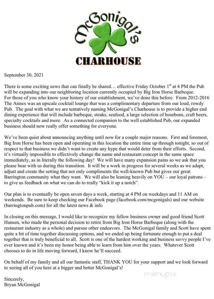Big Ironhorse Barbecue - Barrington, IL