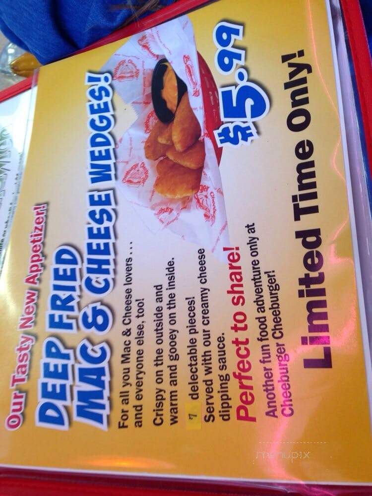 Cheeburger Cheeburger - Phoenixville, PA menu_pic