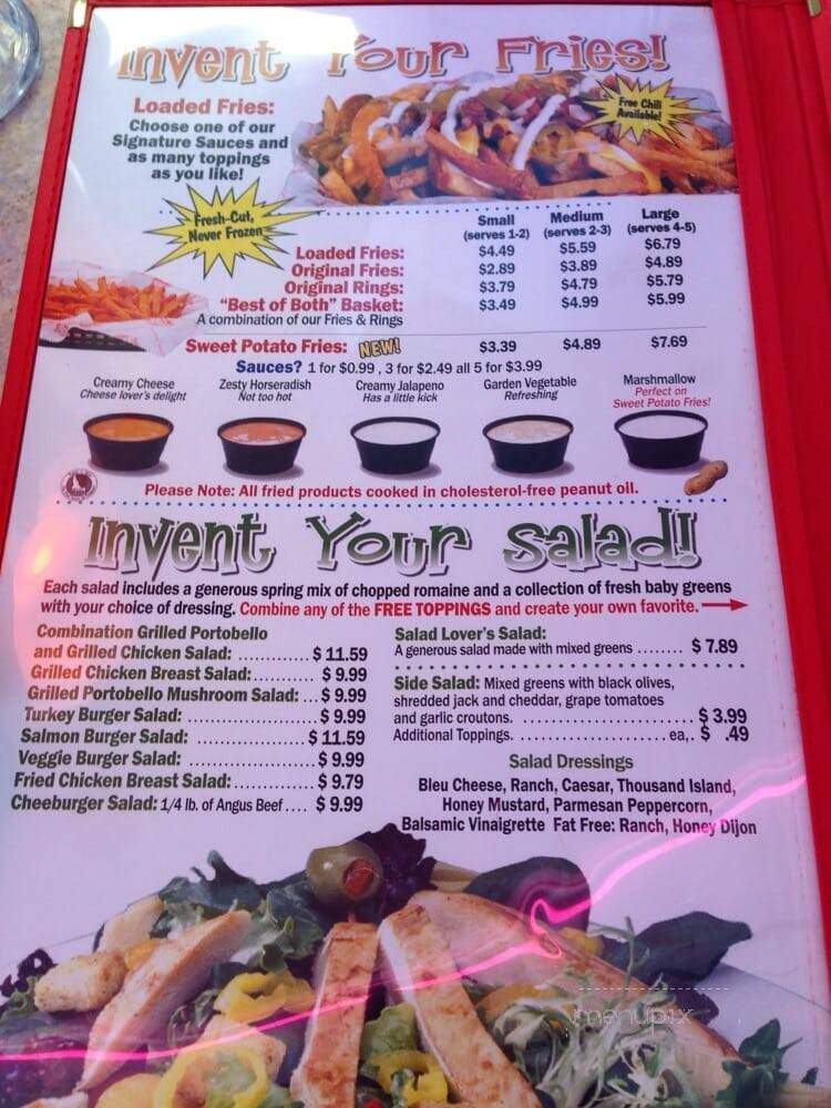 Cheeburger Cheeburger - Phoenixville, PA menu_pic