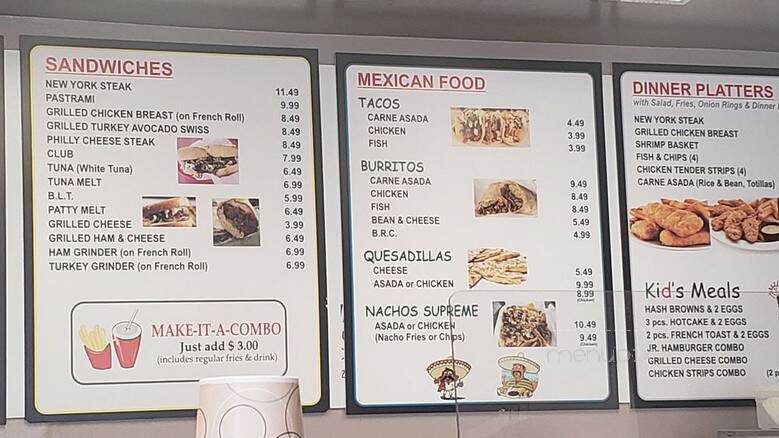 Duke's Burgers - Huntington Beach, CA menu_pic