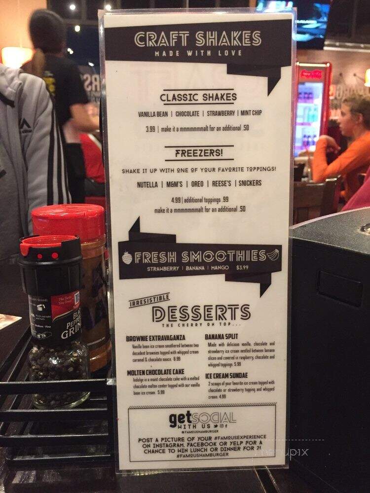 Famous Hamburger - Dearborn, MI menu_pic