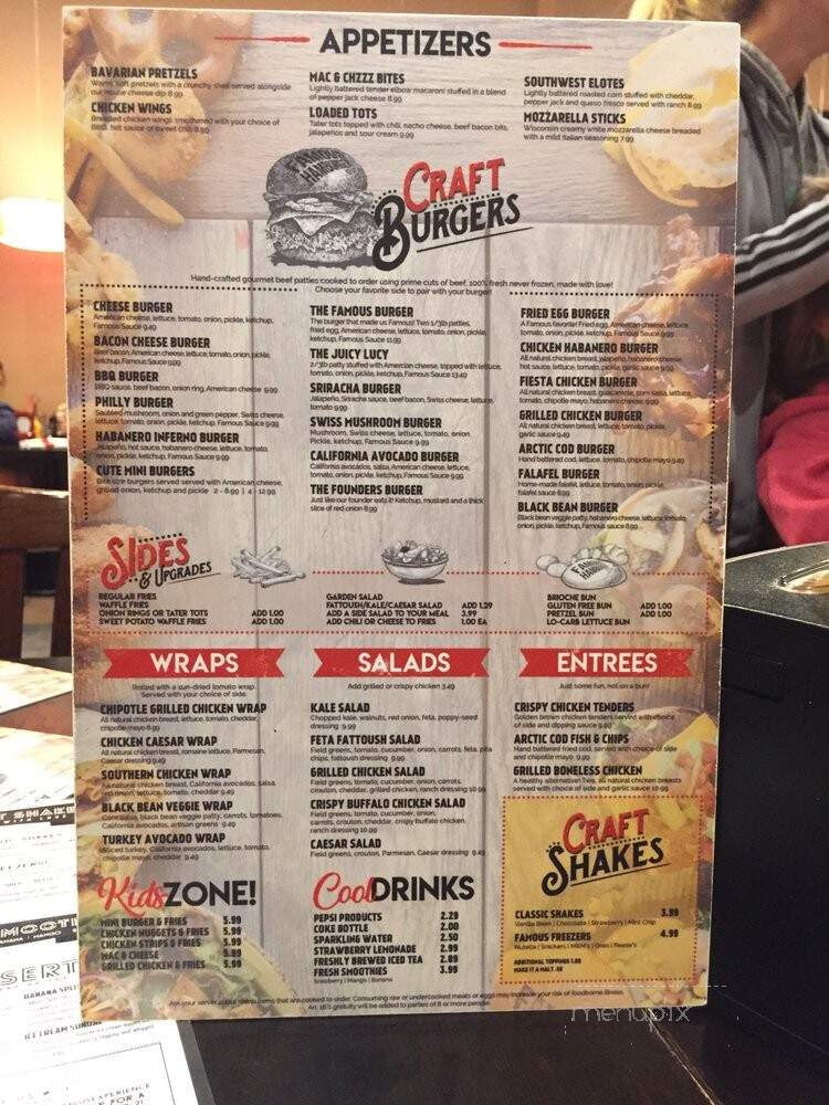 Famous Hamburger - Dearborn, MI menu_pic