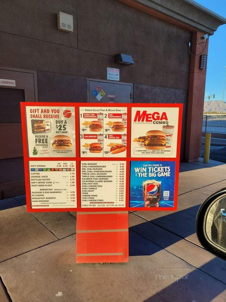 Original Tommy's Hamburgers - Las Vegas, NV menu_pic