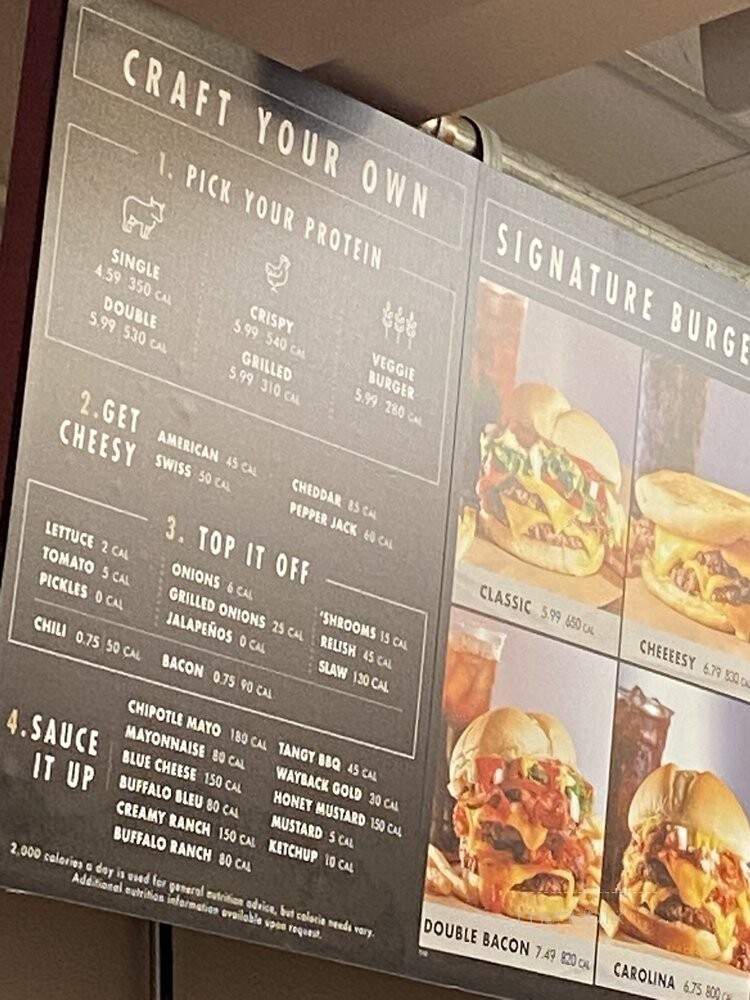 Wayback Burgers - Wilson, NC menu_pic