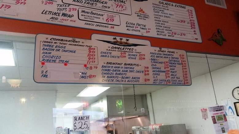 Tk Burgers - Santa Ana, CA menu_pic