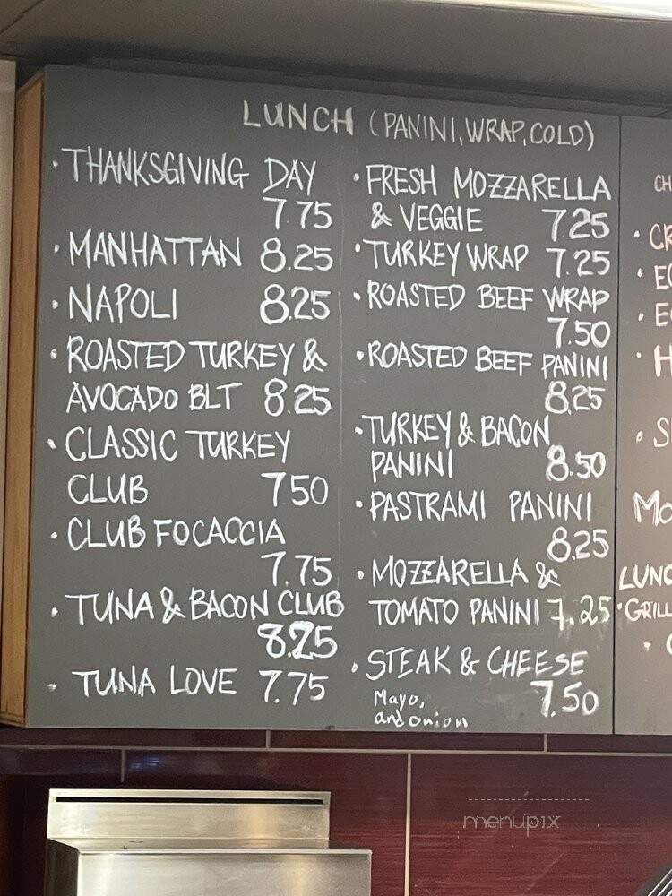 Cafe Paramount - Arlington, VA menu_pic