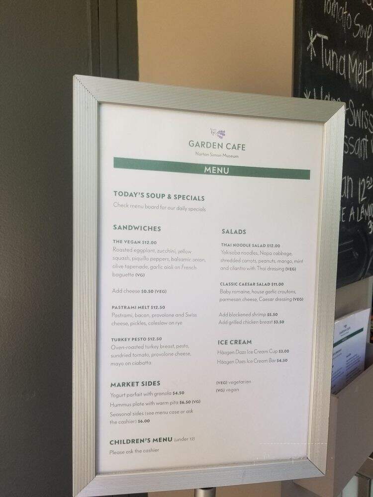Norton Simon Cafe at Norton Simon - Pasadena, CA menu_pic