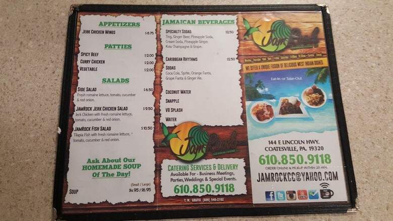 Jamrock Caribbean Cuisine - Coatesville, PA