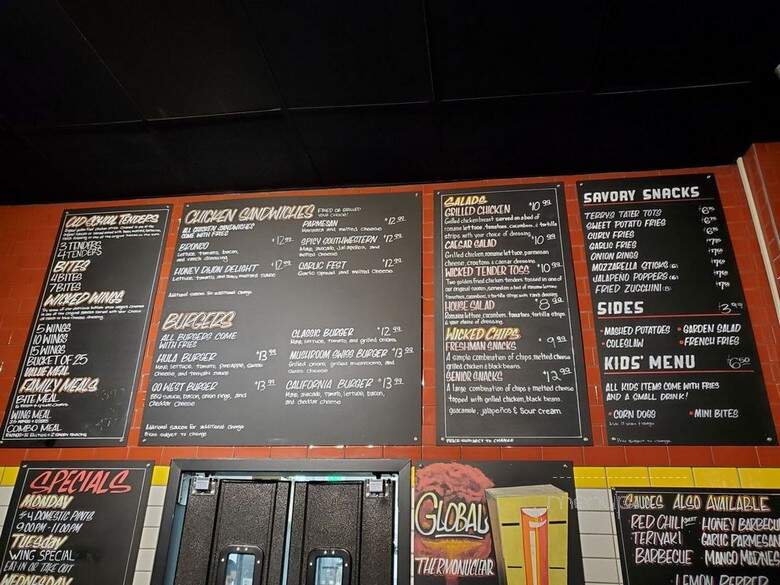 Wicked Chicken - Santa Clara, CA menu_pic