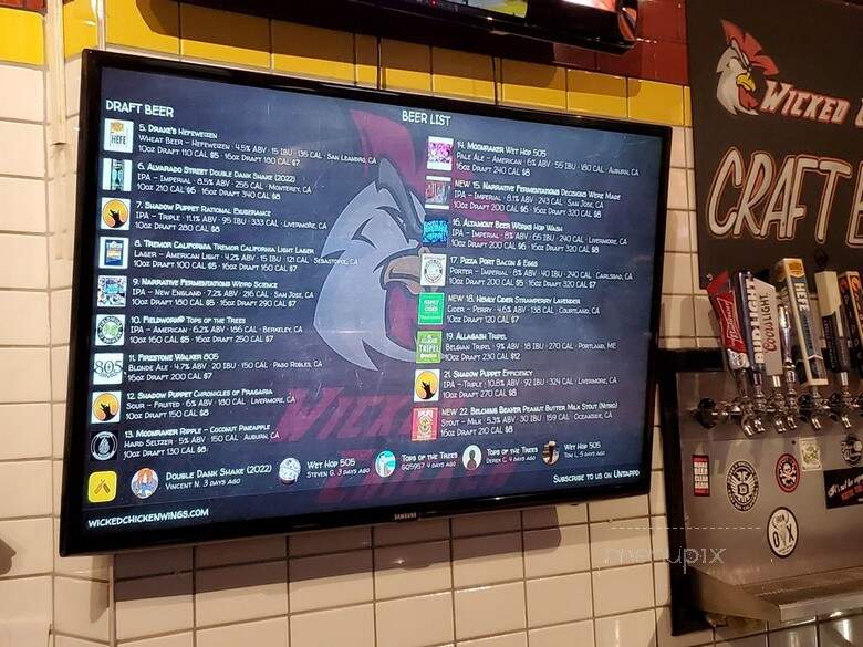 Wicked Chicken - Santa Clara, CA menu_pic