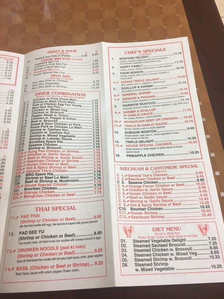 China Panda - Sanford, NC menu_pic
