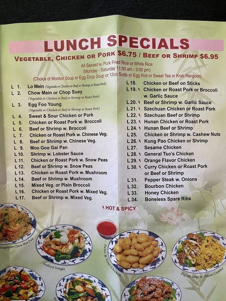 China Moon - Jacksonville, FL menu_pic