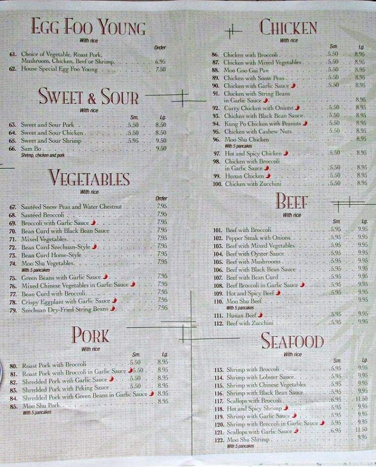 Kai's Place - Danbury, CT menu_pic