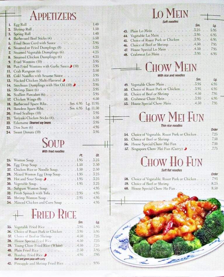 Kai's Place - Danbury, CT menu_pic