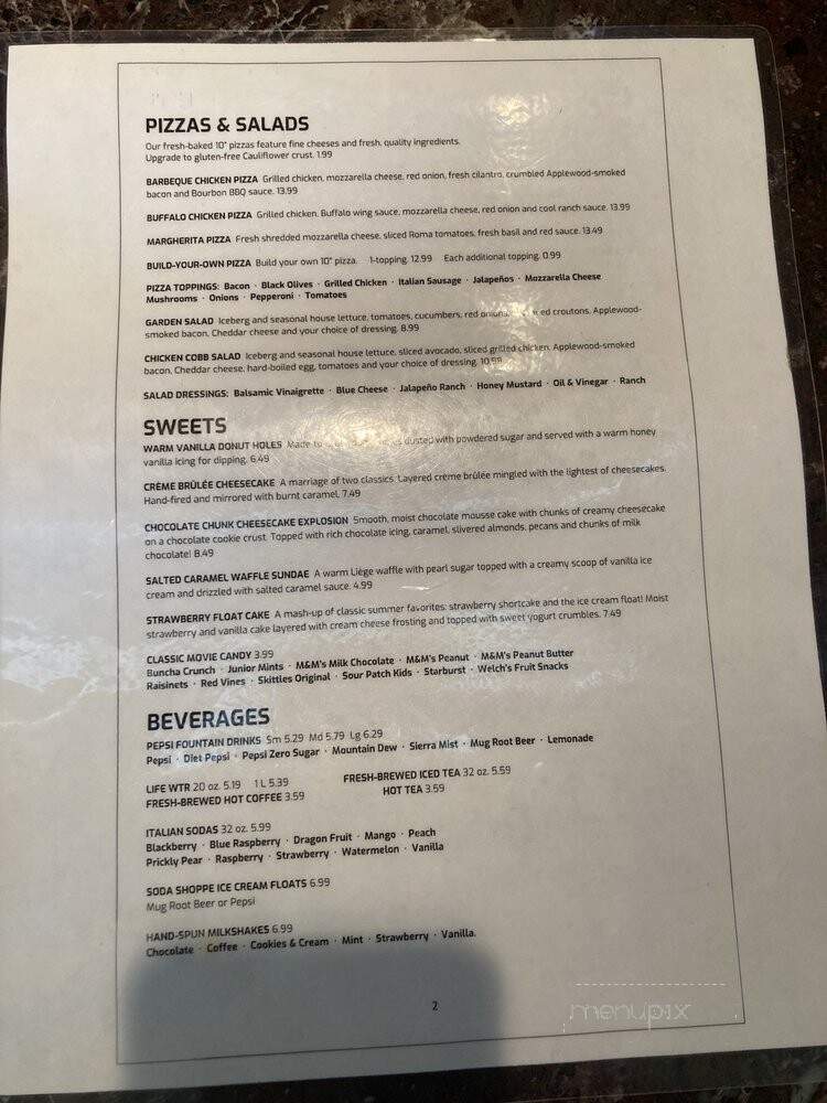 Warren Theatre - Moore, OK menu_pic