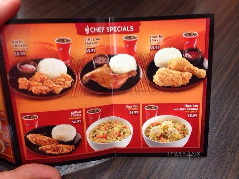 Chow King - Anaheim, CA menu_pic