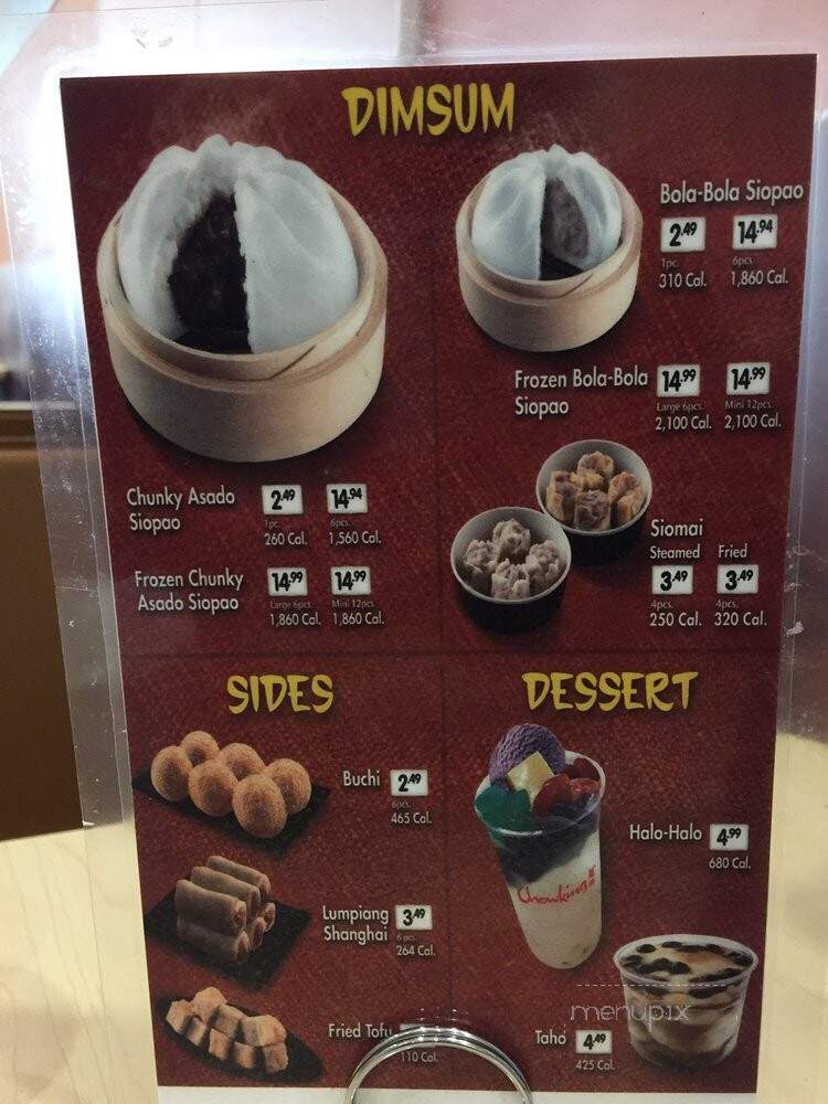 Chow King - Milpitas, CA menu_pic