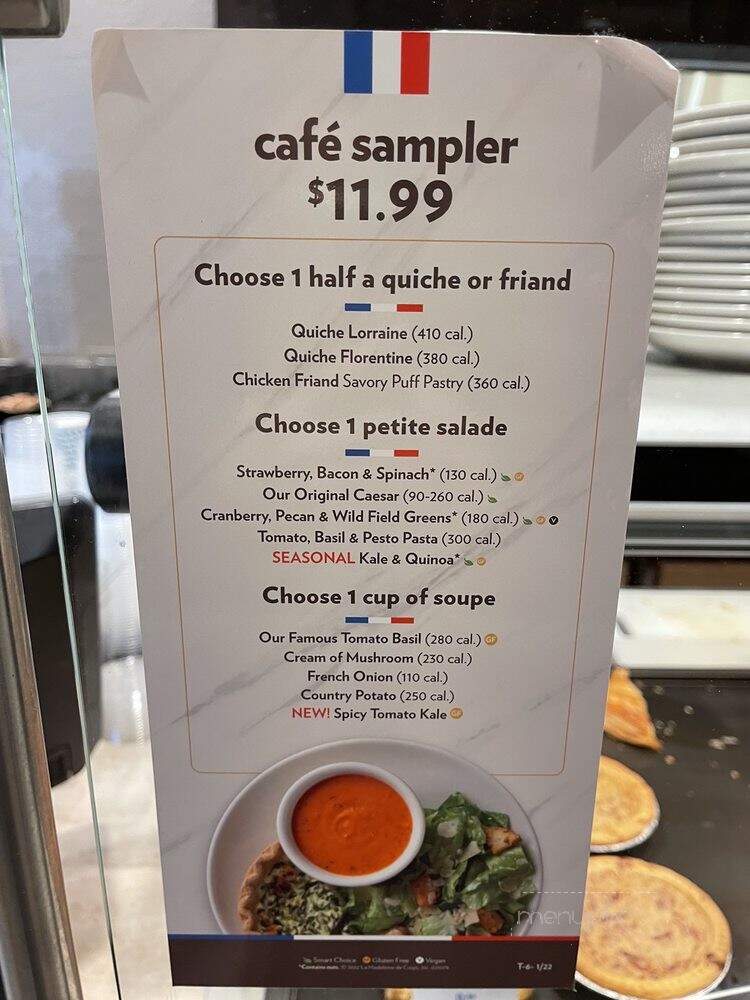 La Madeleine - Gaithersburg, MD menu_pic