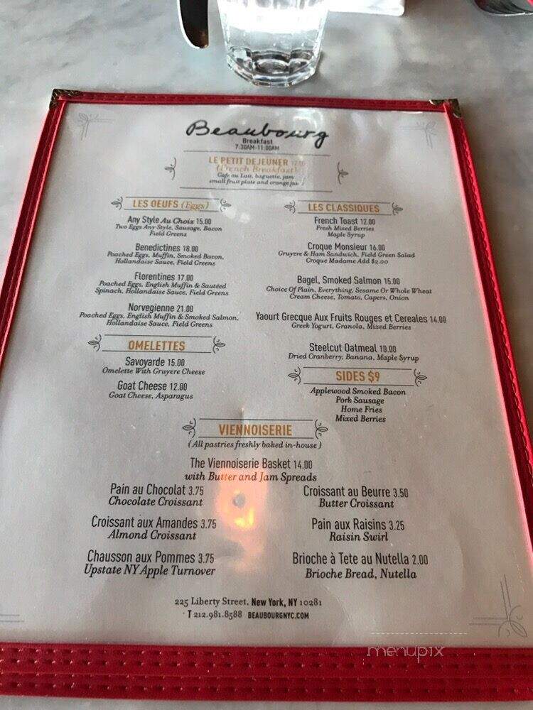 Beaubourg Brasserie - New York, NY