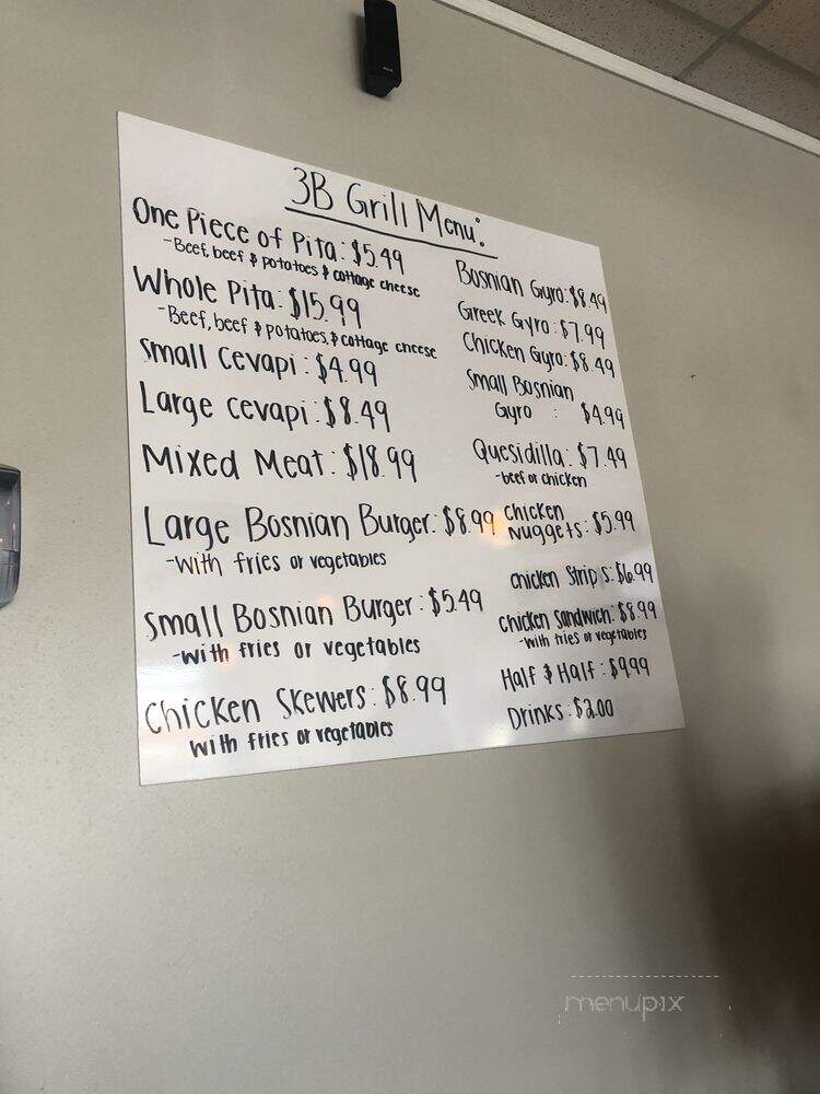 3b Grill - Des Moines, IA menu_pic