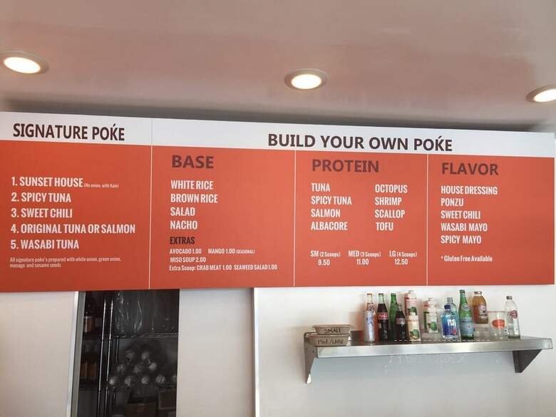 Poke Bar - West Hollywood, CA menu_pic