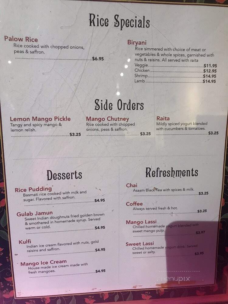 Great Cuisine of India - Centralia, WA menu_pic
