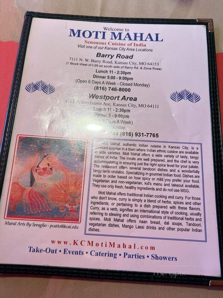 Moti Mahal - Kansas City, MO