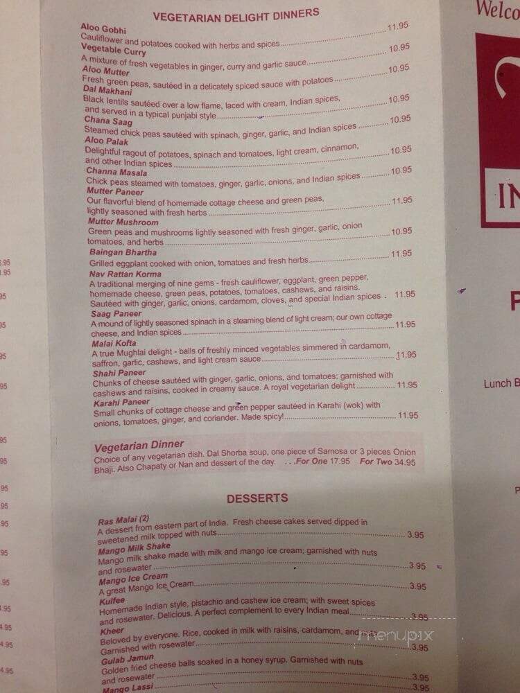 Taj India - Manchester, NH
