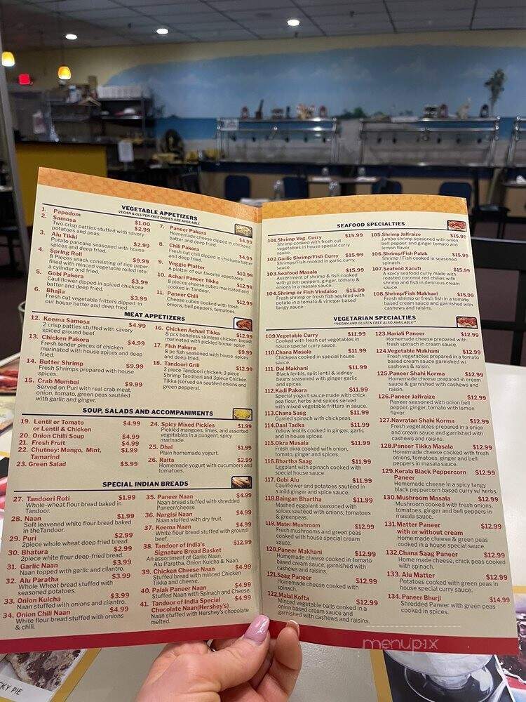 Tandoor of India - Fairport, NY menu_pic