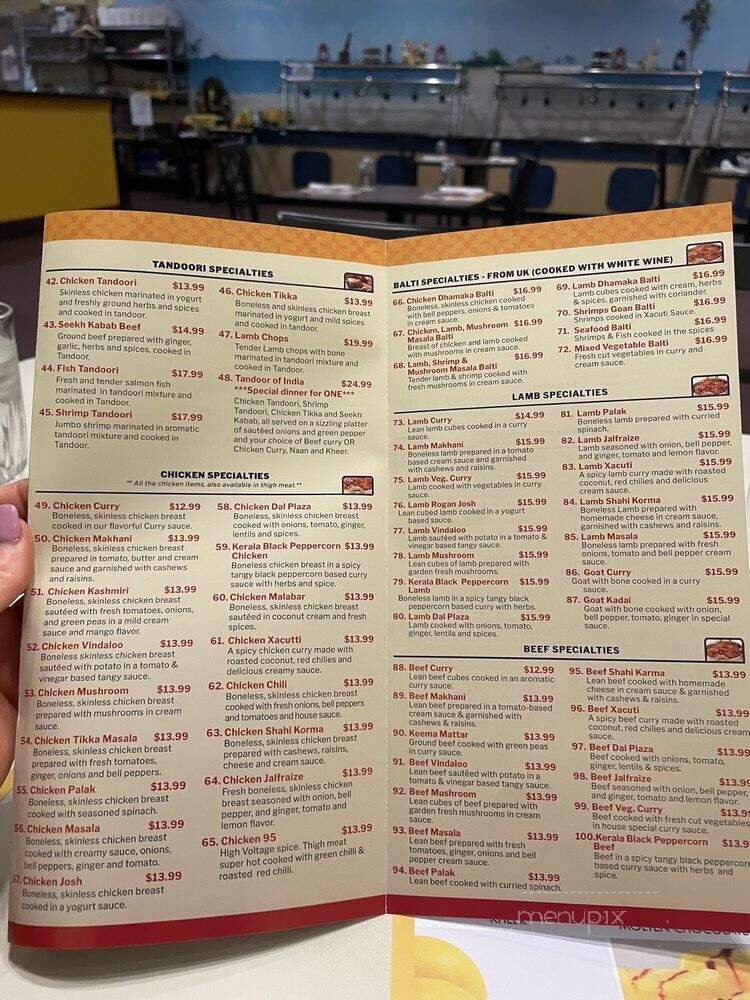 Tandoor of India - Fairport, NY menu_pic
